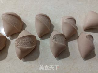 奶黄馅核桃包的做法步骤：6