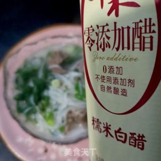鸡肠草羊肉汤粉的做法步骤：16