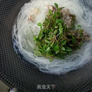 鸡肠草羊肉汤粉的做法步骤：10