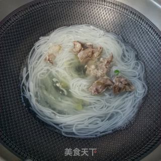 鸡肠草羊肉汤粉的做法步骤：9