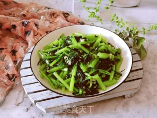 蒜蓉茼蒿的做法步骤：10