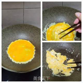菠菜炒鸡蛋的做法步骤：8