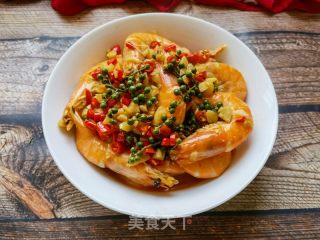 双椒蒜香煨大虾的做法步骤：19