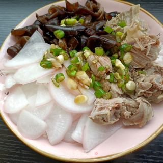 水萝卜木耳拌羊肉的做法步骤：15