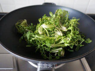 荠菜炒肉丝的做法步骤：6