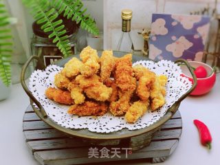 酥香鸡柳的做法步骤：9