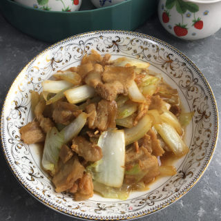 五花肉炒白菜的做法步骤：10