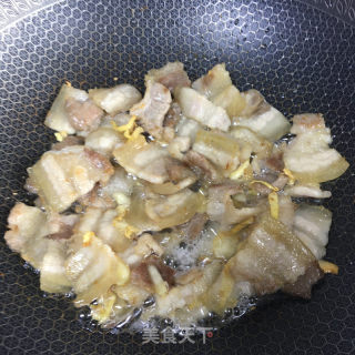 五花肉炒白菜的做法步骤：5