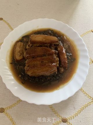 梅菜扣肉的做法步骤：16