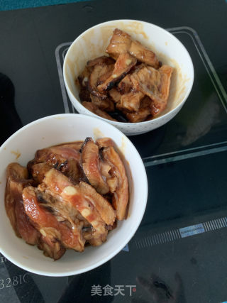 梅菜扣肉的做法步骤：7