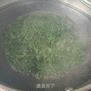 鸡肠草拌熏鸡肉的做法步骤：6