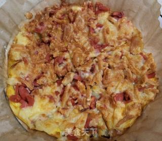 香蕉鸡蛋火腿pizza的做法步骤：3