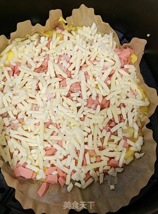 香蕉鸡蛋火腿pizza的做法步骤：2