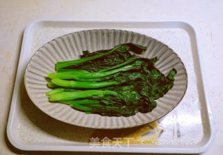 蒜蓉芥兰的做法步骤：7