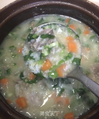 胡萝卜扇骨粥的做法步骤：8