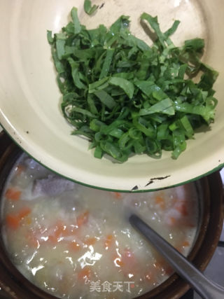 胡萝卜扇骨粥的做法步骤：7