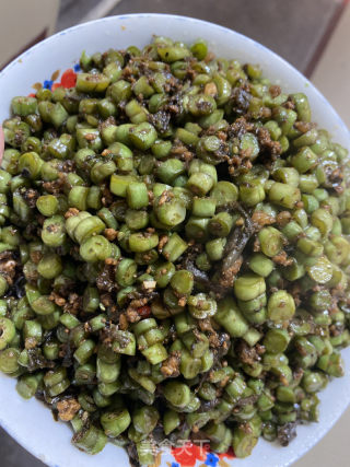 榄菜肉末四季豆的做法步骤：10