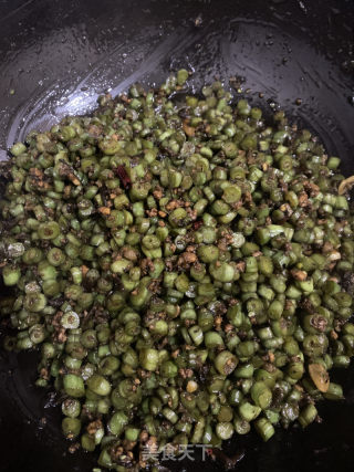 榄菜肉末四季豆的做法步骤：9