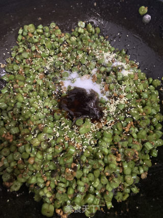 榄菜肉末四季豆的做法步骤：8