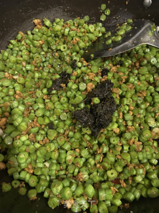 榄菜肉末四季豆的做法步骤：6