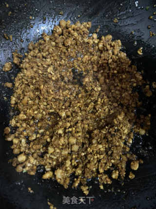 榄菜肉末四季豆的做法步骤：4