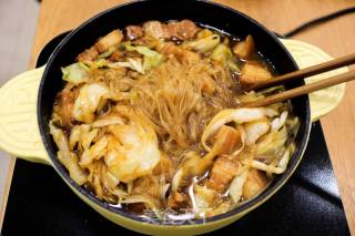 五花肉炖粉条的做法步骤：10