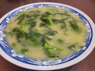 玉米面青菜糊糊的做法步骤：11