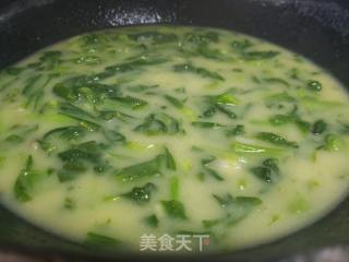 玉米面青菜糊糊的做法步骤：10