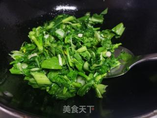 玉米面青菜糊糊的做法步骤：7