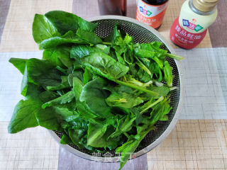 蚝油菠菜的做法步骤：1