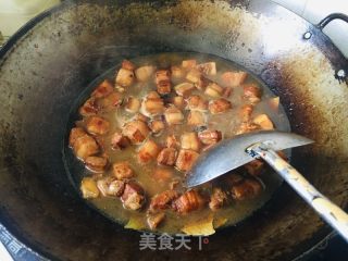 家常红烧肉烩菜的做法步骤：8