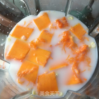 南瓜玉米糊的做法步骤：2