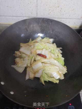 粉条烧白菜的做法步骤：4
