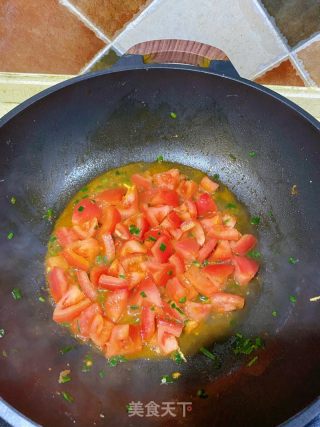 豆腐鸡蛋炒西红柿的做法步骤：5