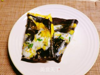黑米鸡蛋煎饼的做法步骤：11