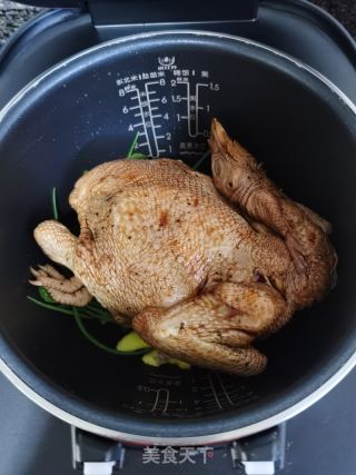 电饭煲焗鸡的做法步骤：3