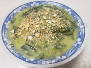 玉米面油菜糊糊的做法步骤：9