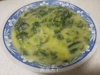 玉米面油菜糊糊的做法步骤：8