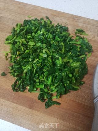 玉米面油菜糊糊的做法步骤：2