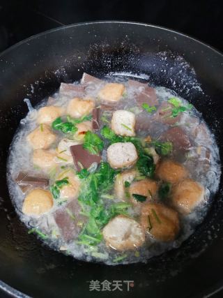 鸭血粉丝汤的做法步骤：9