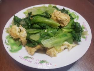 生菜炒鸡蛋的做法步骤：7