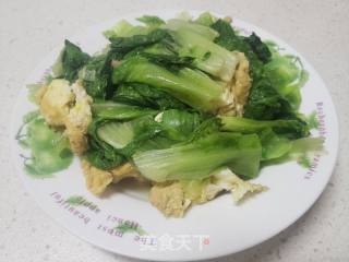 生菜炒鸡蛋的做法步骤：6