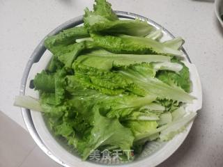生菜炒鸡蛋的做法步骤：2
