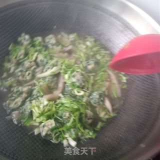 韭菜肉丸苦菊汤的做法步骤：8