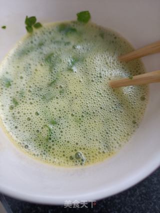 荠菜蛋饼的做法步骤：7