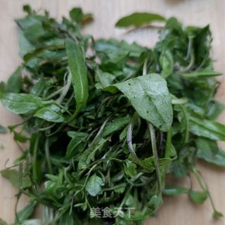 荠菜蛋饼的做法步骤：2