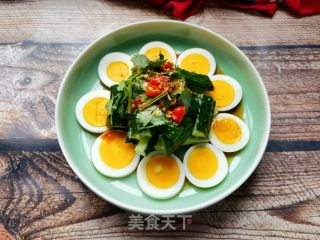 黄瓜拌鸡蛋的做法步骤：9