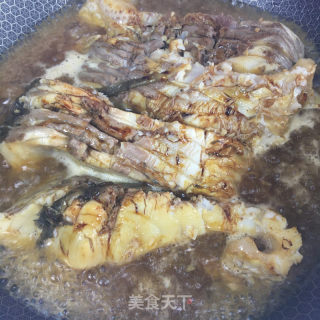 红烧草鱼的做法步骤：5