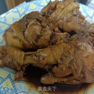 黄豆酱烧鸡腿的做法步骤：8