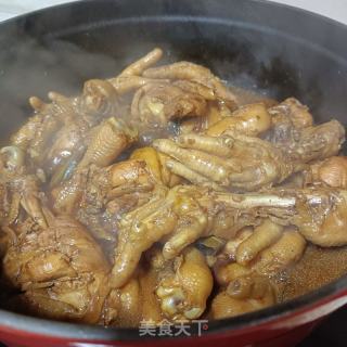 黄豆酱烧鸡腿的做法步骤：7